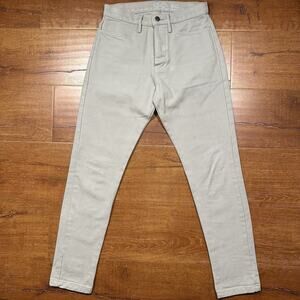 Alex Crane Jeans Mens 26x29 Gray Denim Button Fly Minimalist Made In USA City